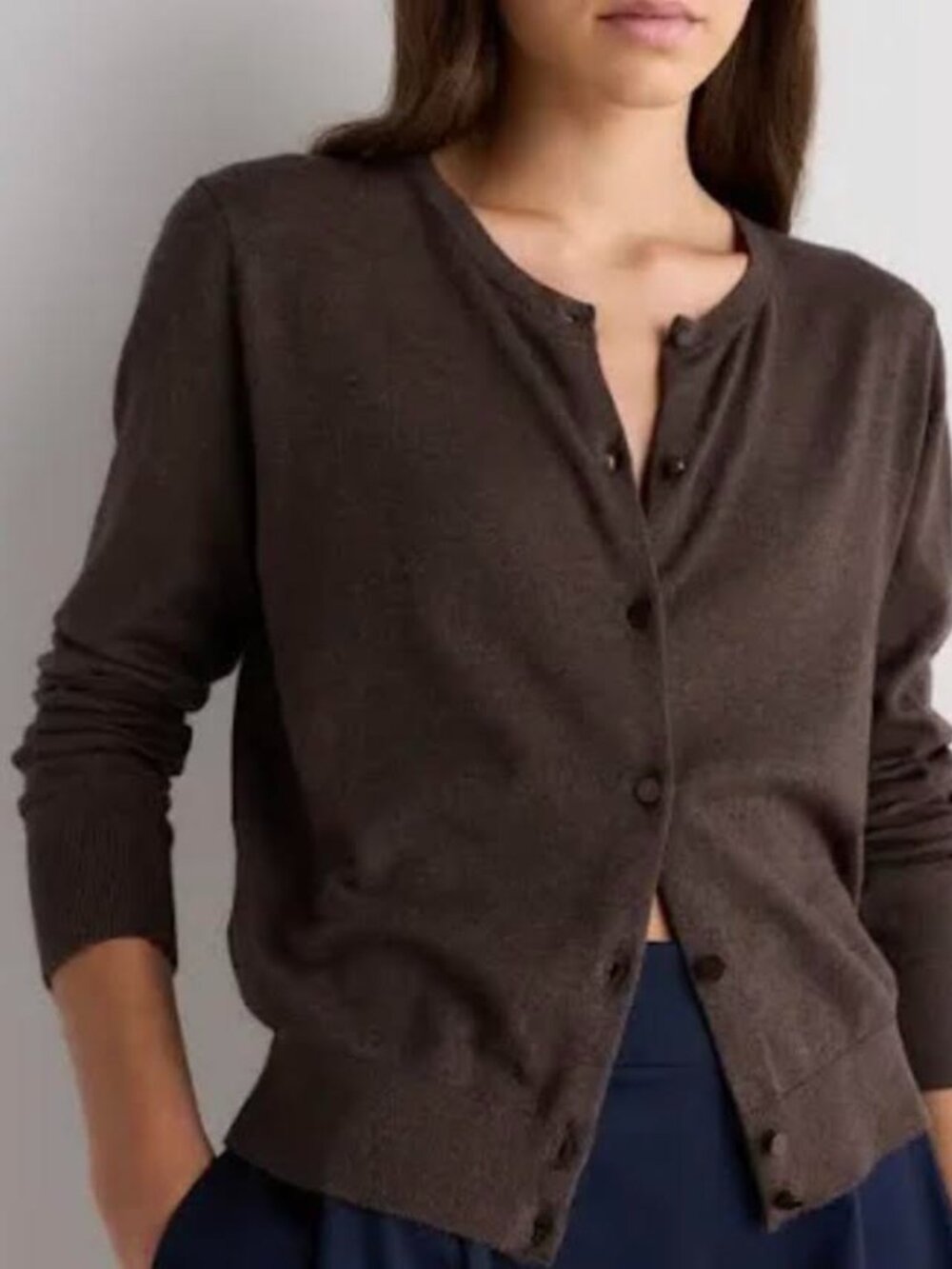 MADISON Brown Cardigan Size M